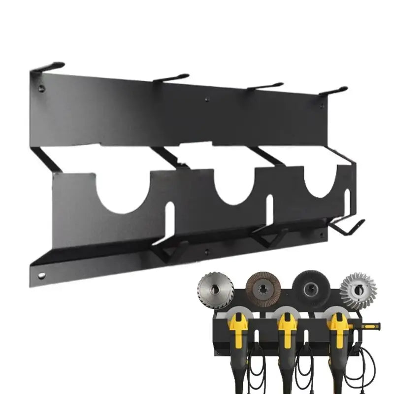 Angle Grinder Wall Mount Storage Rack | Carbon Steel