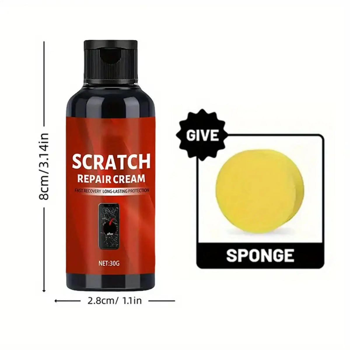 Glass Scratch Remover Polishing Cream | Screen Repair Kit
