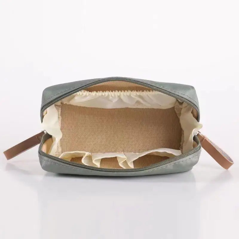 Mini Travel Makeup Bag – Women's Zipper Cosmetic Pouch