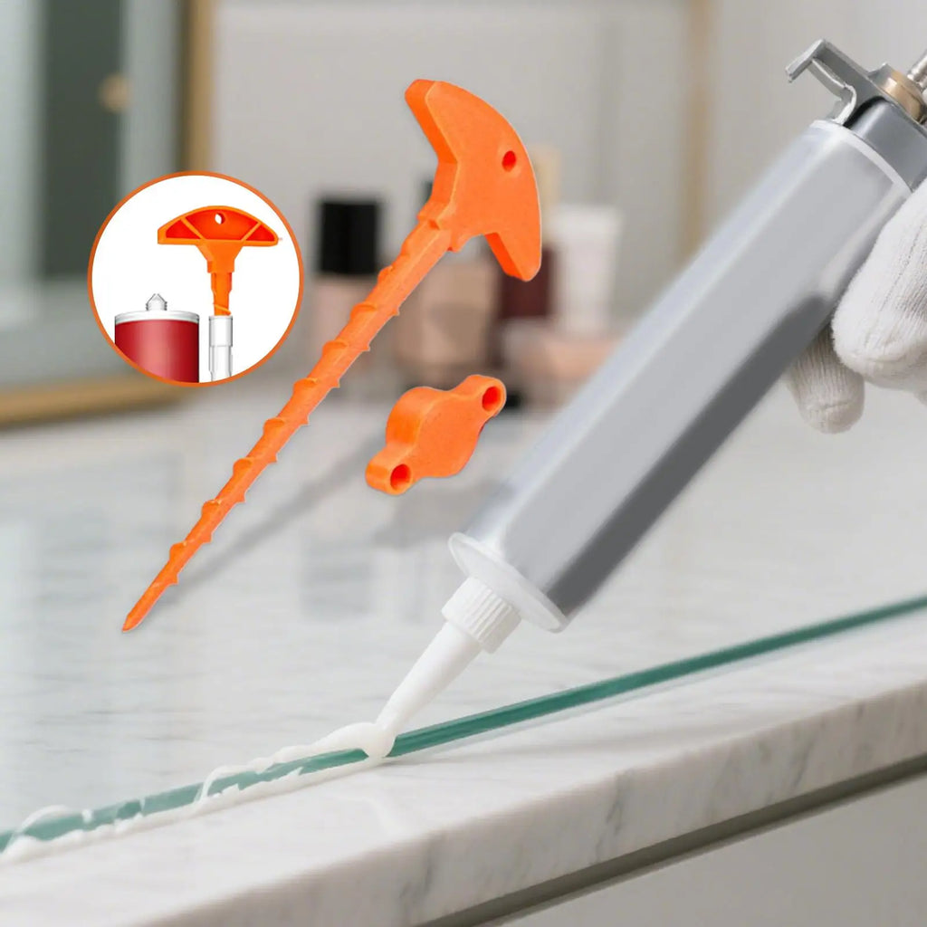 Caulking Tube Sealing Plugs Caulk Nozzle Tip Sealant Unclogger