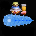 Silicone Stretch Lids Food Bowl Covers Reusable Saving Retractable