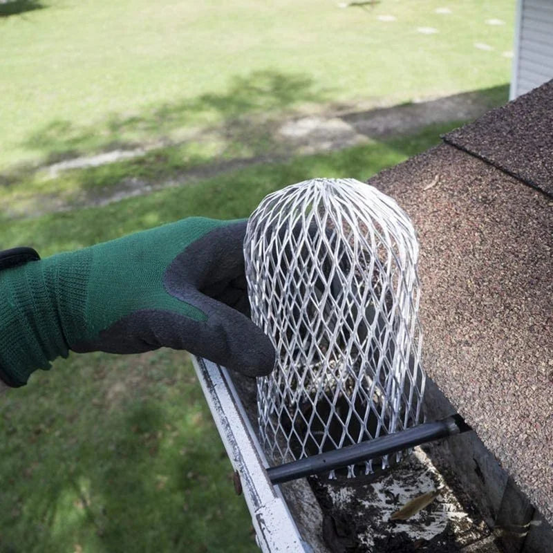 4-Pack Aluminum Mesh Gutter Guards – Leaf & Debris Filters