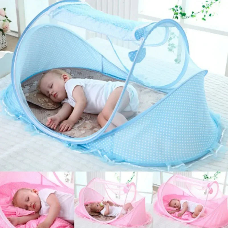 0-3Years Portable Foldable Baby Netting Polyes Newborn Sleep Bed