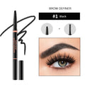Lakerain Triangle Eyebrow Pencil – Waterproof Auto-Rotating 3 Colors