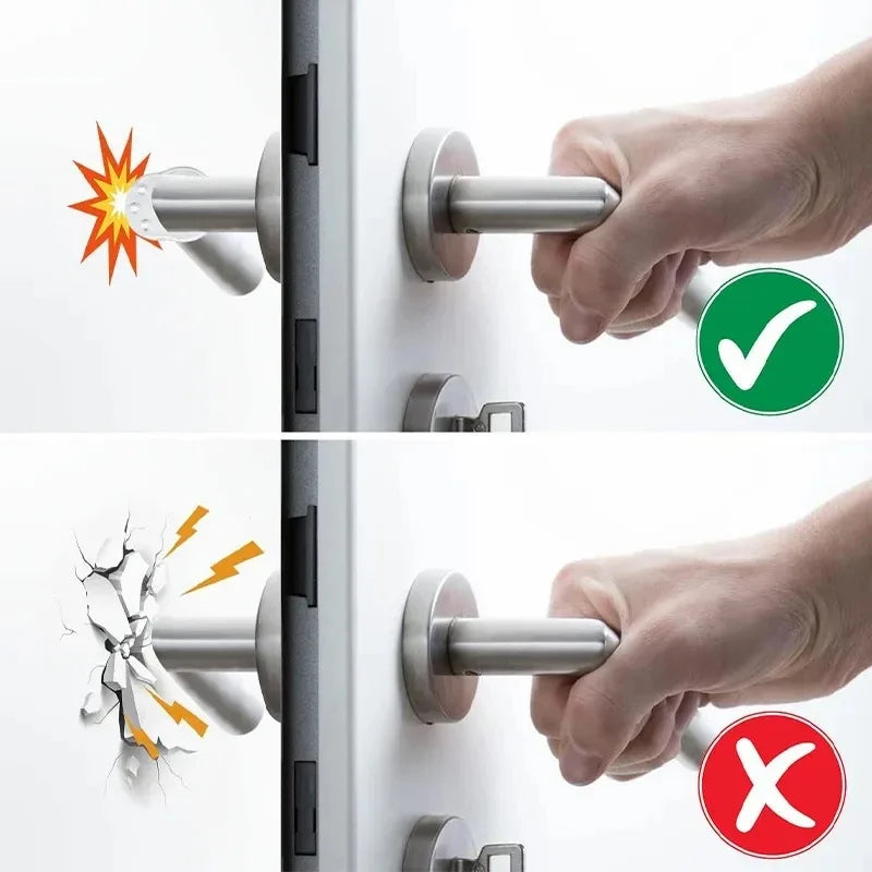 Silicone Door Handle Buffer Bumper Pads – Wall Protectors