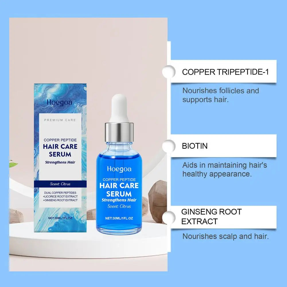Copper Peptide Hair Growth Serum – Strengthen & Nourish