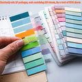 5000 Morandi Color Index Tabs – Transparent PET Sticky Notes