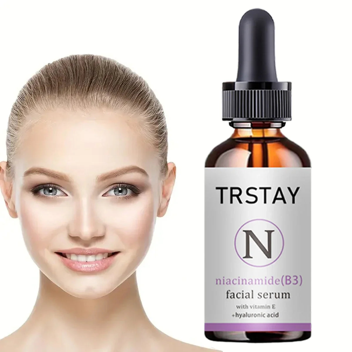 TRSTAY Niacinamide B3 Serum – Vitamin E & Hyaluronic Acid