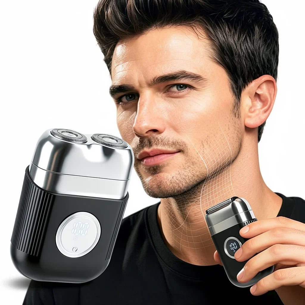 AFDEAL Mini Foil Electric Shaver for Men – 9000RPM Type-C