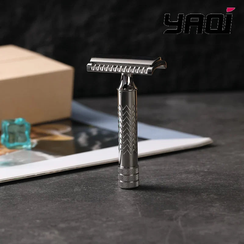 2026 Beard Shaver Mens Yaqi CASTOR Stainless Steel Safety Razor