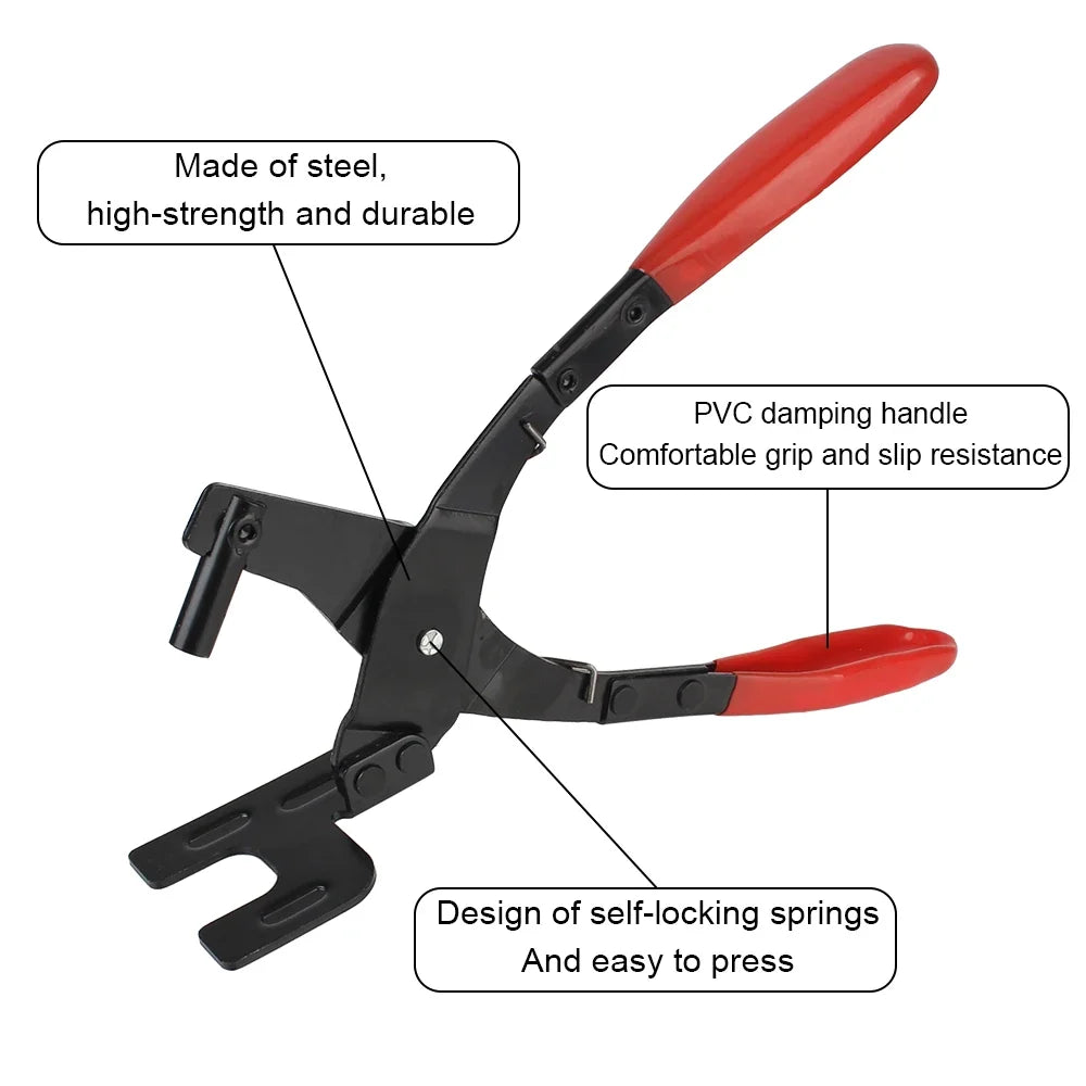 Car Exhaust Hanger Removal Pliers – Rubber Pad Puller Tool