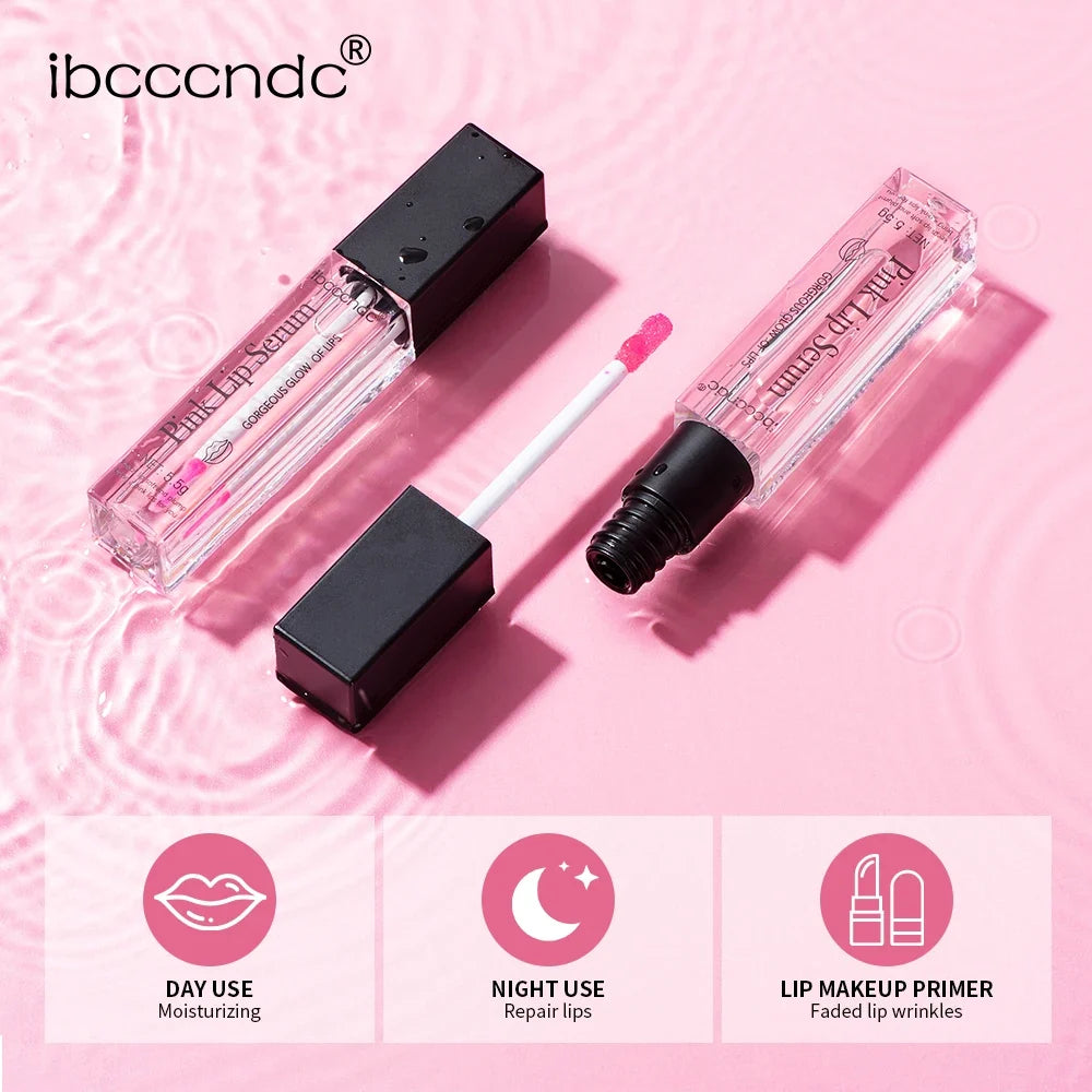 ibcccndc Pink Lip Serum – Moisturizing & Brightening Lip Oil