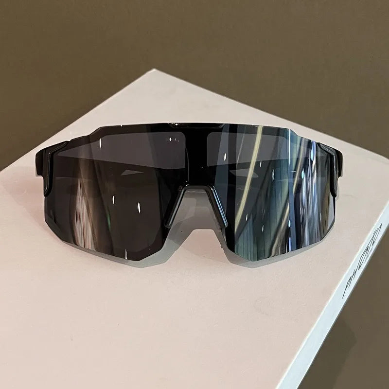 Oversized UV400 Wraparound Sports Sunglasses – Cycling & Hiking