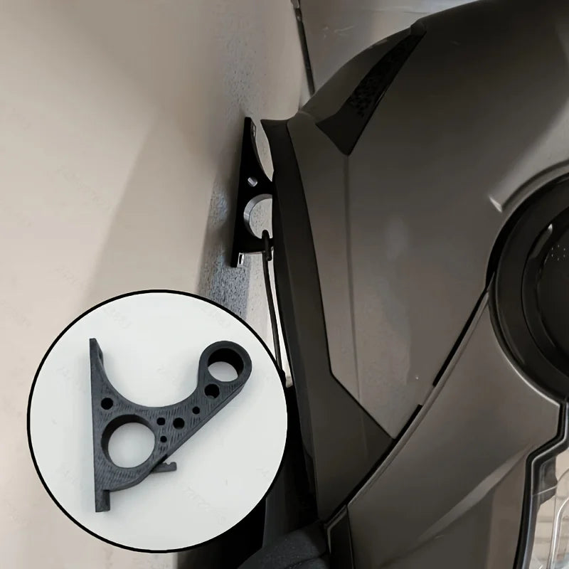 Plastic Material Motorcycle Helmet Bracket Integrated Arc-shaped