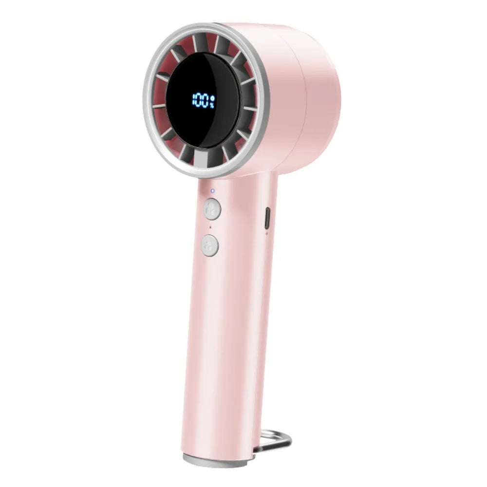 Rechargeable Personal Cooling Fan – Ice Pack & Digital Display