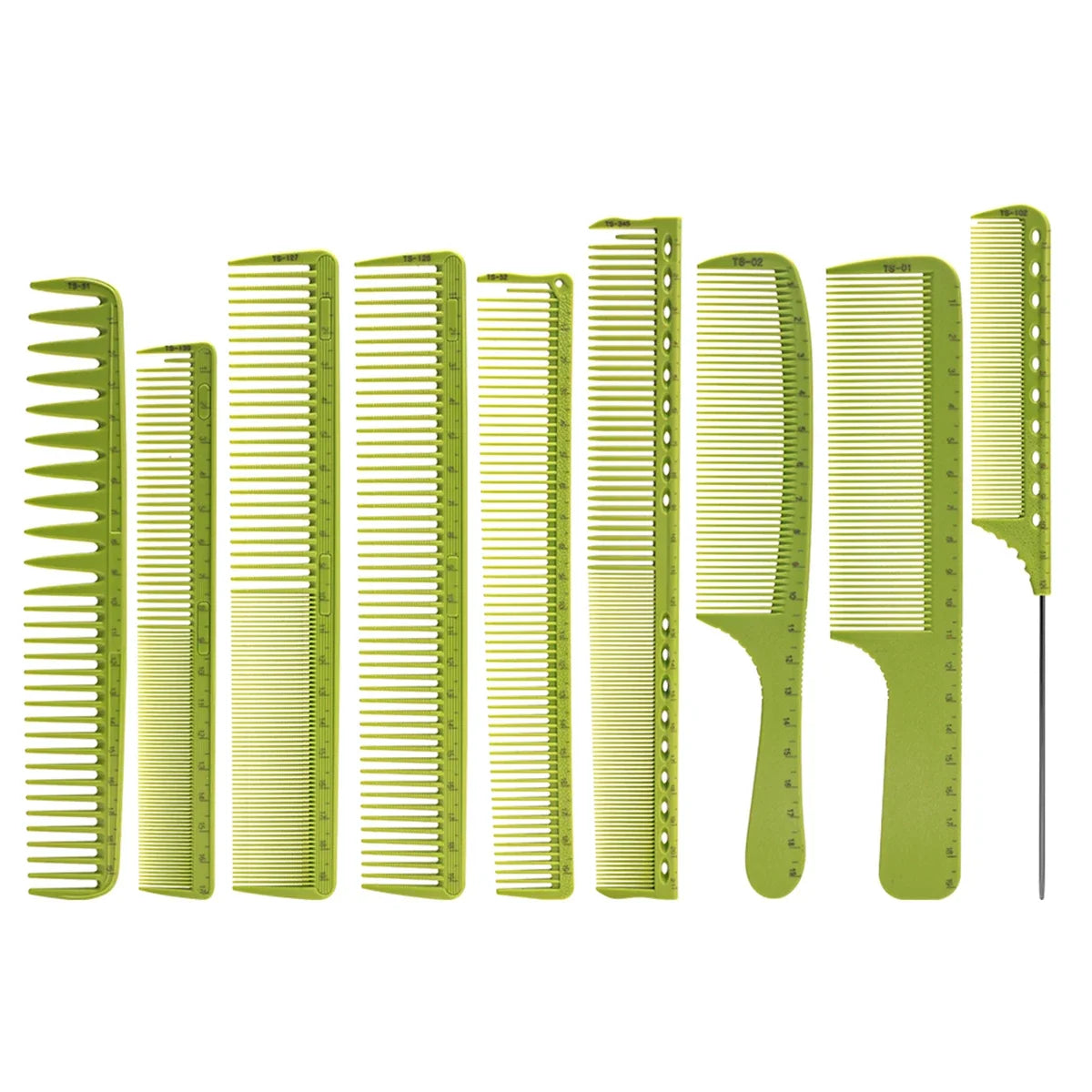 Professional Hairdressing Scale Comb Set – Heat Resistant 1-9 Pcs