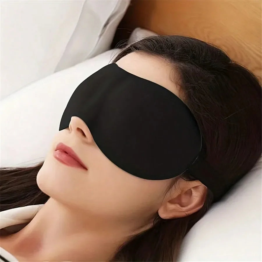 Smooth Natural Sleep Mask – Adjustable, Unisex, Travel Ready