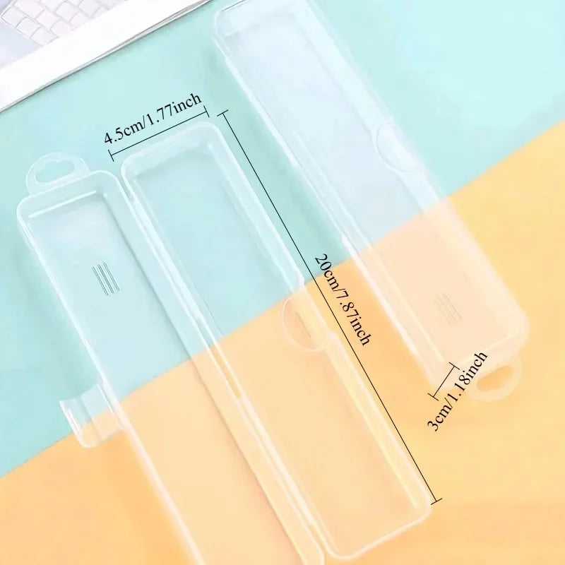Transparent Travel Toothbrush & Toothpaste Storage Case