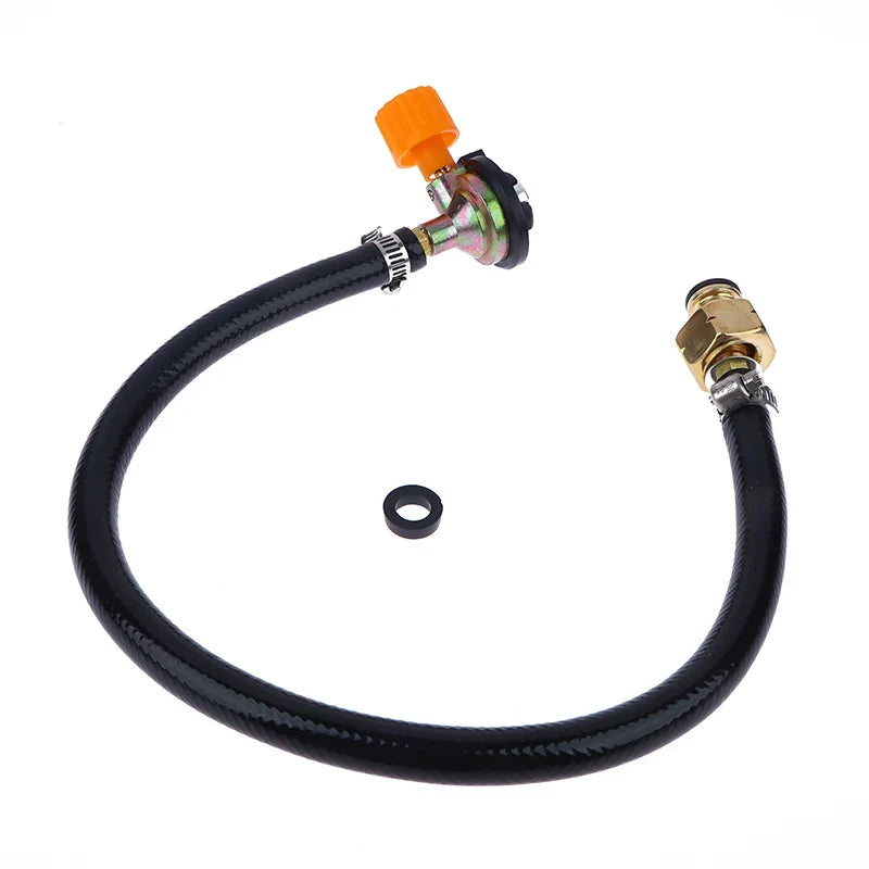 Leak-Proof Gas Refill Adapter – Braided Hose Cylinder Coupler