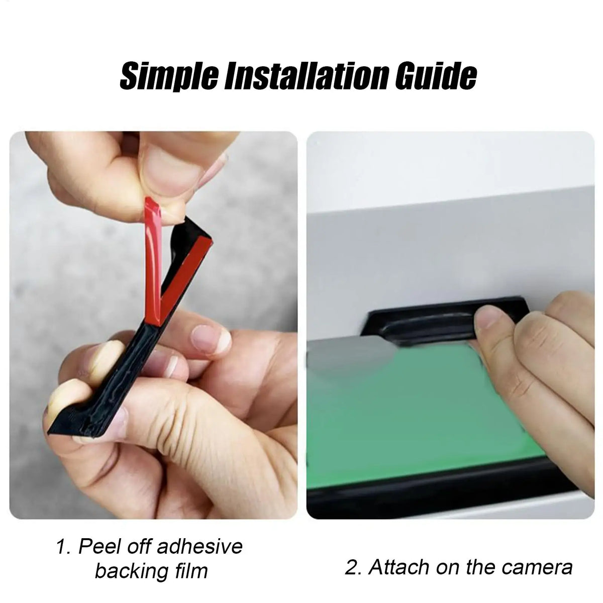 360° Car Rear Camera Rain Cover – Rainproof Dust Shield