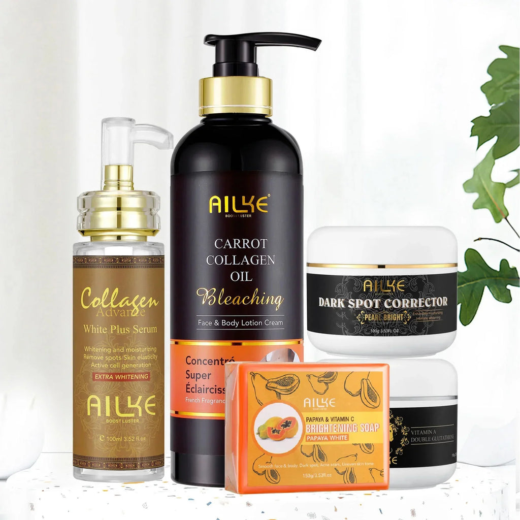 AILKE Collagen Whitening Skin Care Kit | Dark Spot Corrector