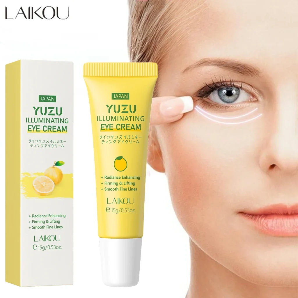 LAIKOU Yuzu Eye Cream – Dark Circles & Wrinkles 15g