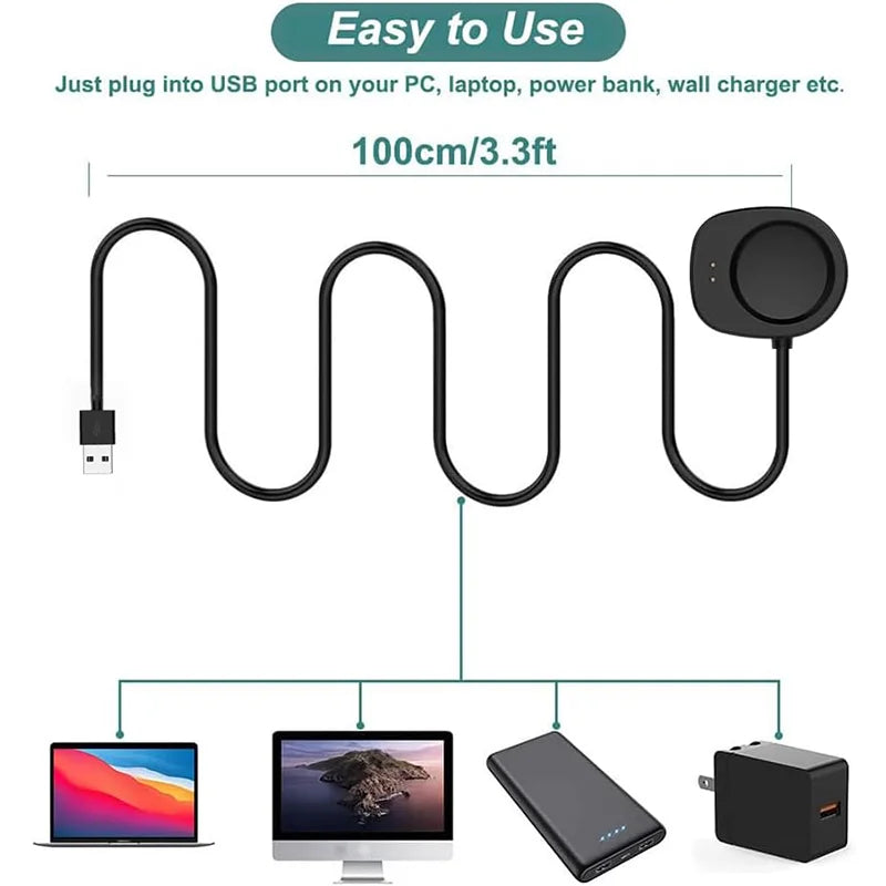 Magnetic Charger for Amazfit Balance A2286/Balance 2/T-Rex 3