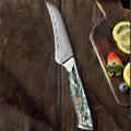 67-Layer Damascus Steel Paring Knife – Sharp Kitchen Blade