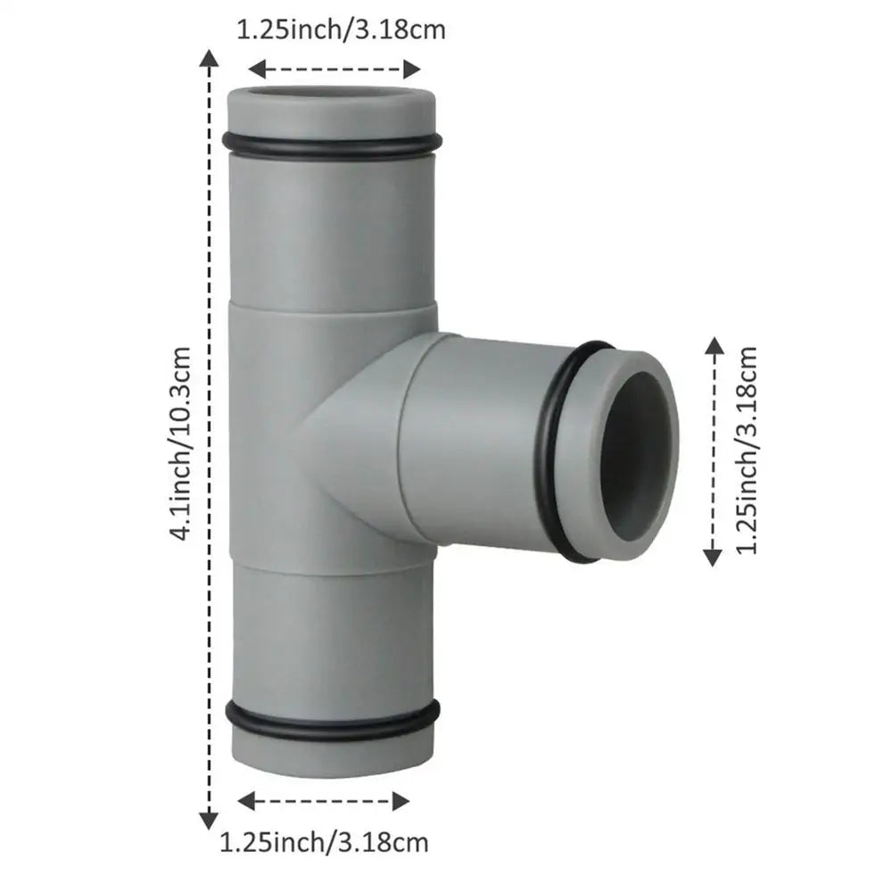 32mm Pool Hose Connector – 1.25" Extension for Filter Pumps