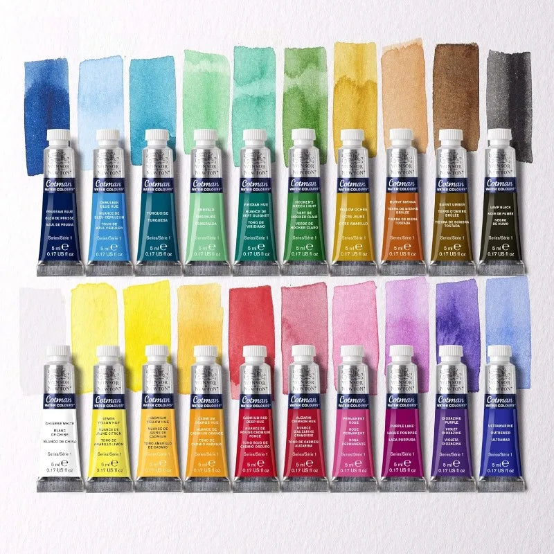 Winsor Newton Cotman Watercolor Paint Tubes 10 20 Colors Artists