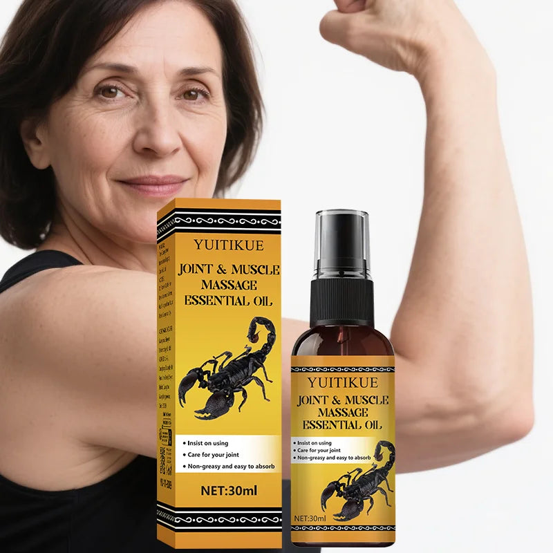 YUITIKUE Muscle Massage Oil 30ml – Non-Sticky Fast Absorption
