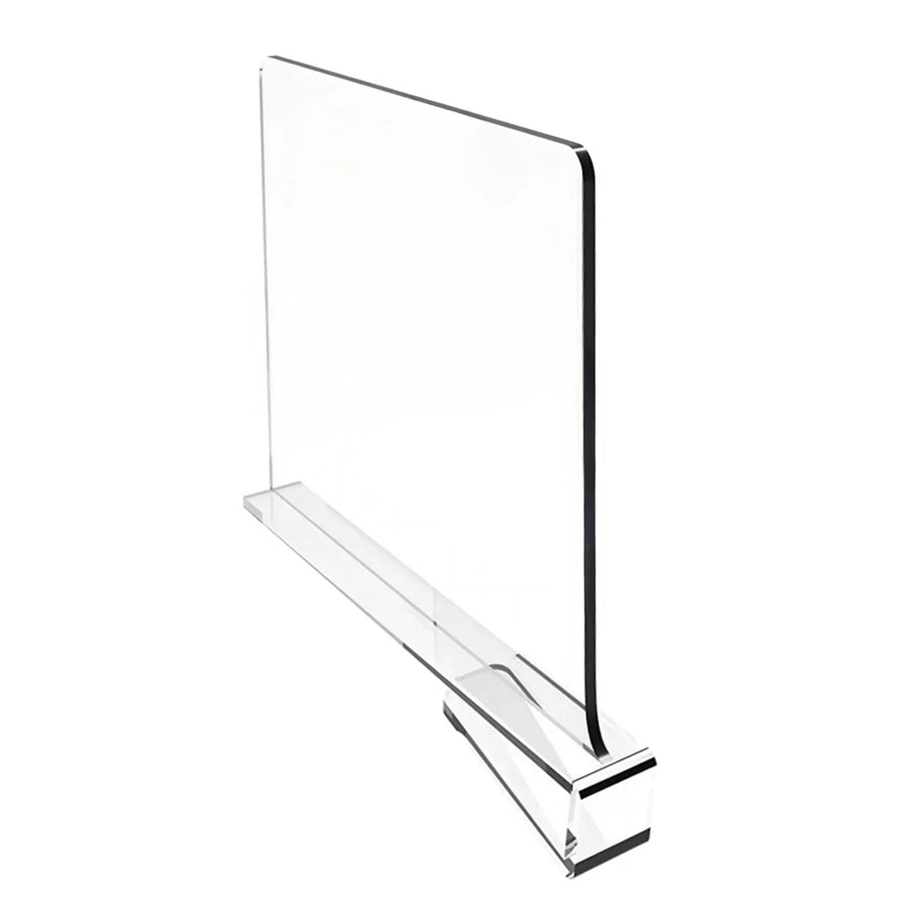 Clear Acrylic Shelf Dividers – Wardrobe, Bookcase & Cabinet