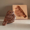 3D Wooden Animal Cookie Molds – Bird, Horse & Hedgehog