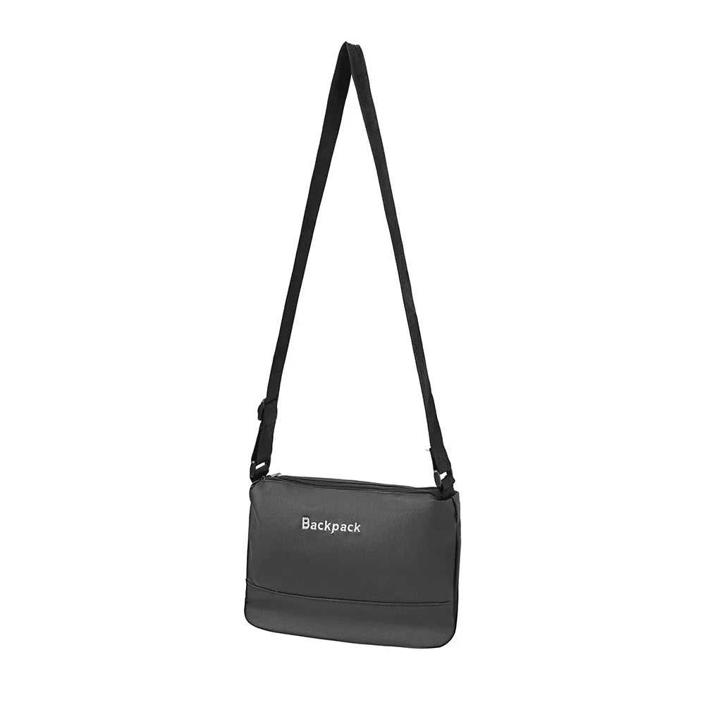 Unisex Waterproof Oxford Cloth Crossbody Bag Minimalist Letter Print