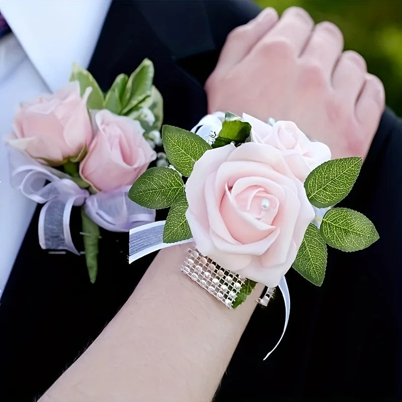 100 Pcs Artificial Rose Leaves – DIY Wedding & Party Decor