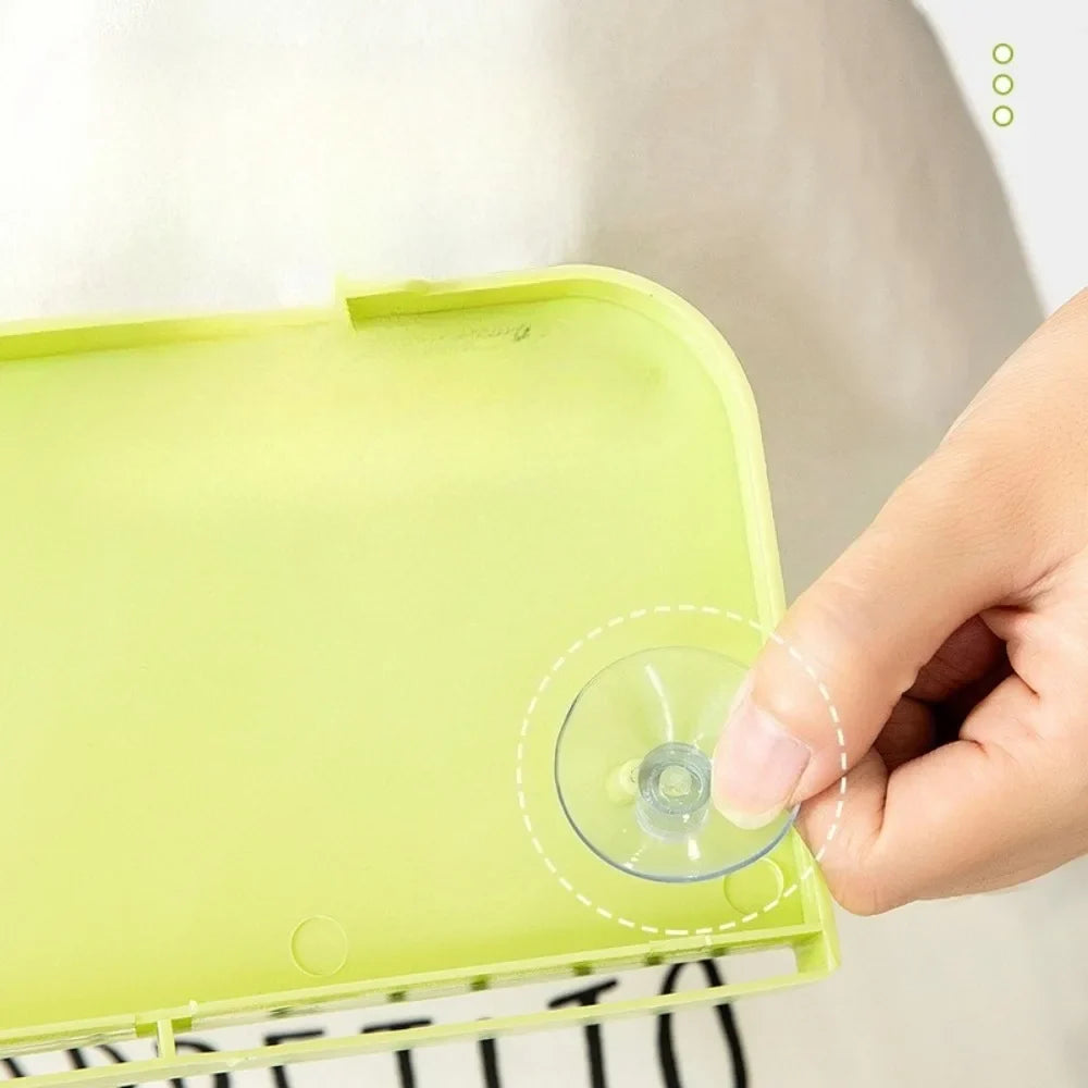 1 Suction Based Sink Splash Guard Storage Kitchen Anti Barrier