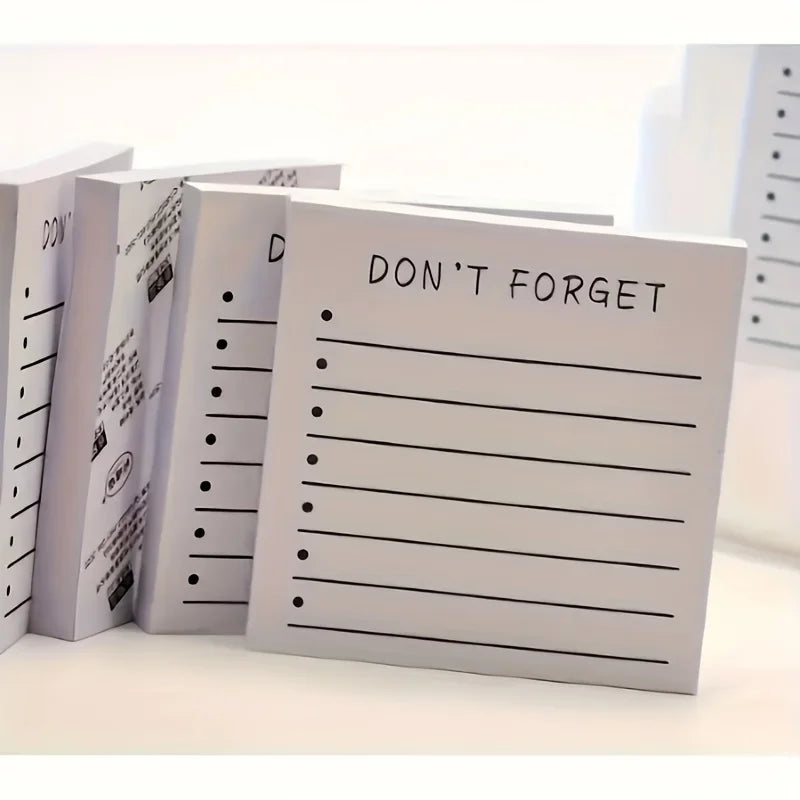 80-Sheet Self-Adhesive Sticky Notes – Memo Pads Home & Office