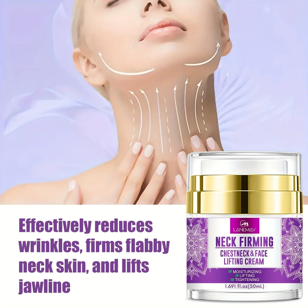Neck Firming Cream – Hyaluronic Acid, Peptides & Collagen