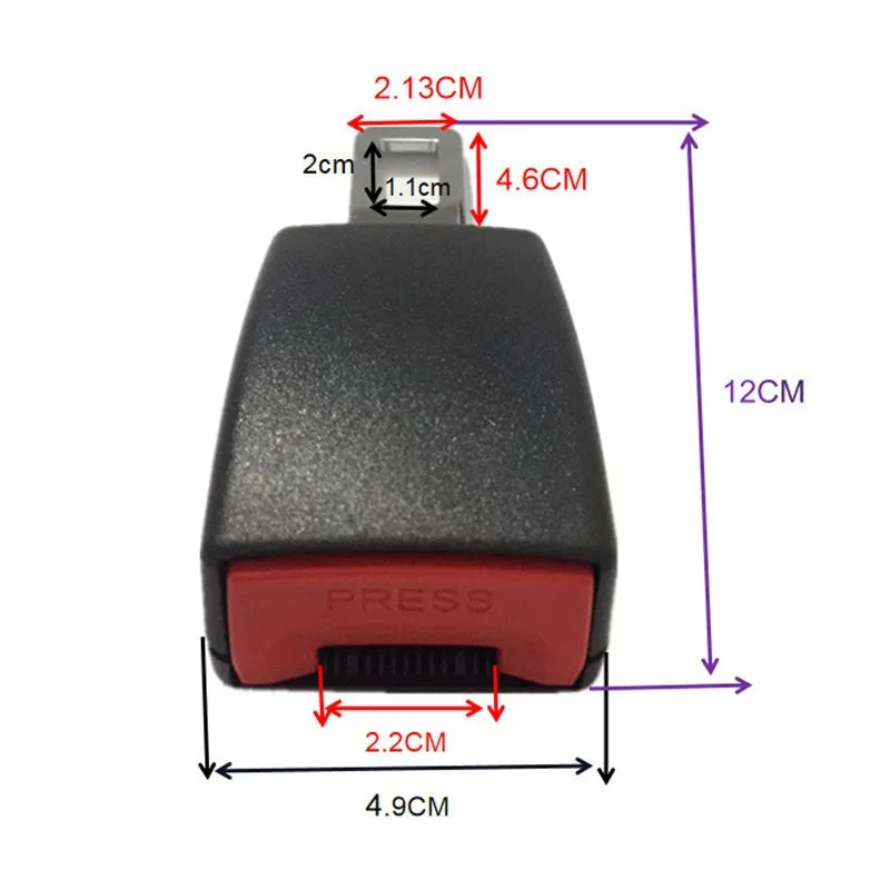 Universal Seat Belt Extender – Thickened Safety Buckle Extension