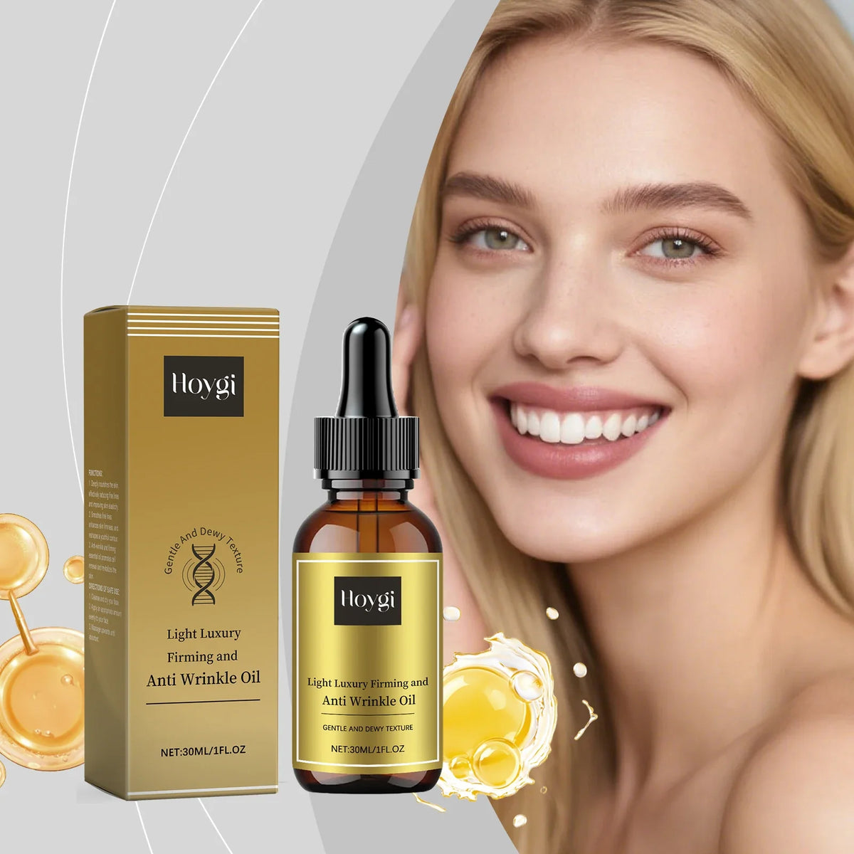 Hoygi Firming Face Oil Serum – Anti-Wrinkle & Lifting 30ml