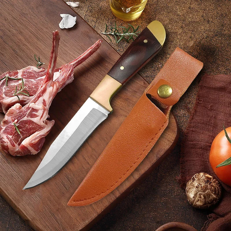 InLeung 7.5" Stainless Steel Boning Knife – Plastic Handle
