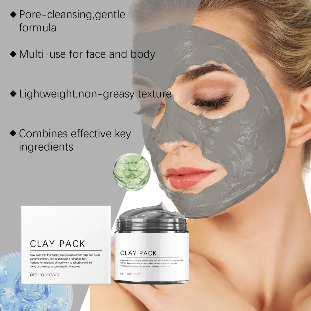 Mineral Mud Face Mask – Cleanses, Softens & Smooths Skin 100g