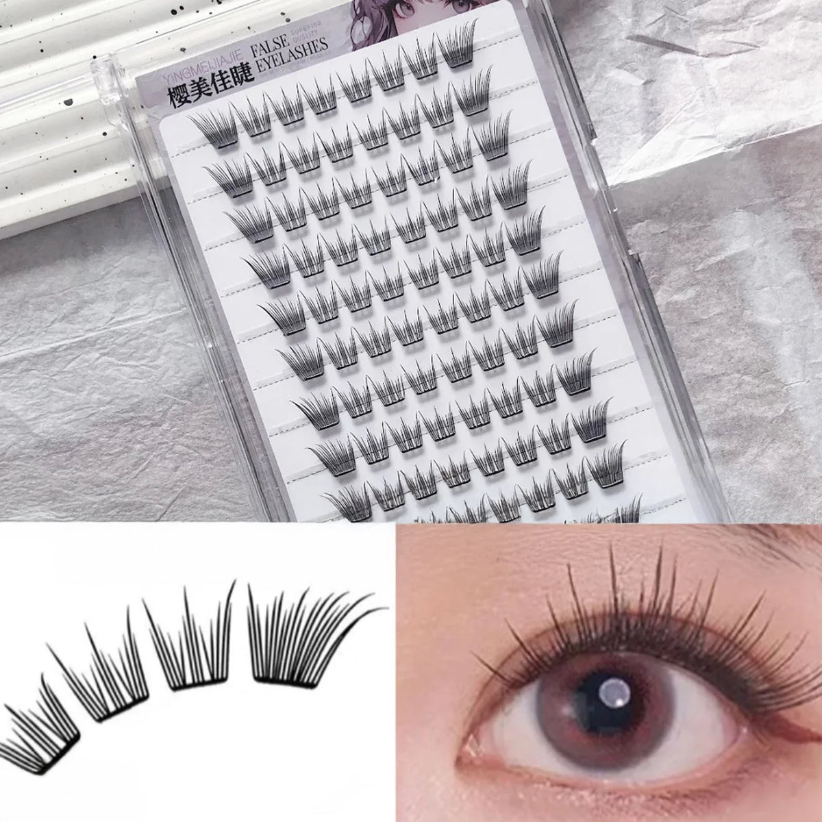 DIY Cluster Lash Extensions | Glue-Free False Eyelashes