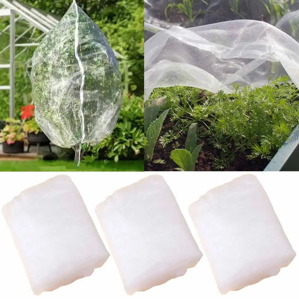 Fine Mesh Plant Netting Cover | Zipper Tomato Cage Net