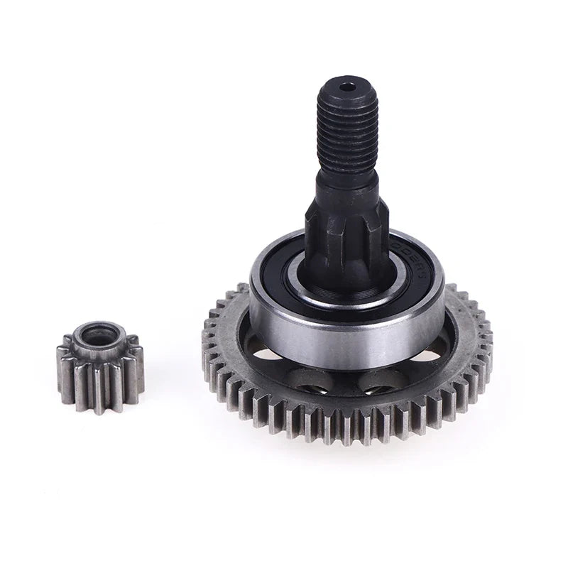 Lawn Mower 47-Groove Gear Set with Shaft & Pinion – 2 Pcs