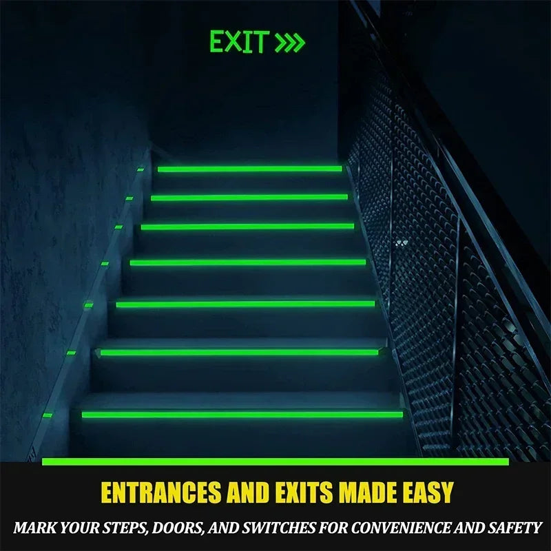 5M Glow in the Dark Tape | Fluorescent Self-Adhesive Luminous Tape