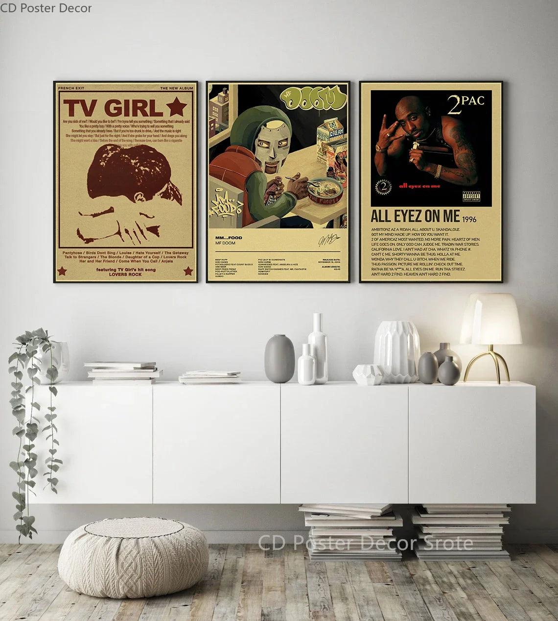 Vintage Music Posters – Lizzy Grant & TV Girl Retro Wall Art