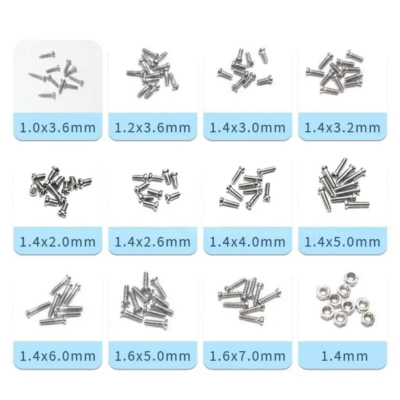Eyeglass Repair Kit – Screws, Screwdrivers, Nose Pads & Tools