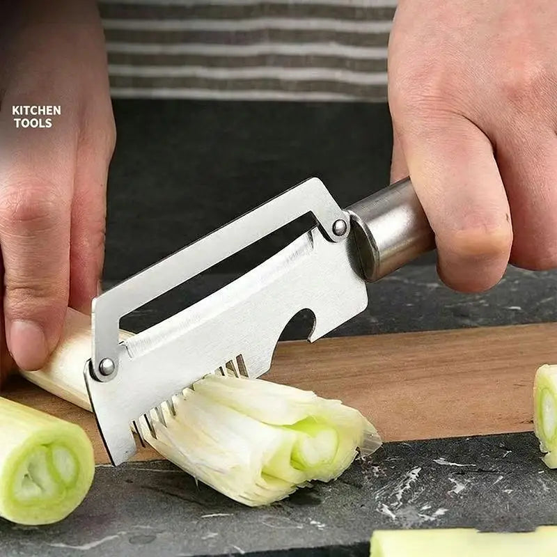 Stainless Steel Scallion Peeler Knife – 1/2/3 Pcs Set