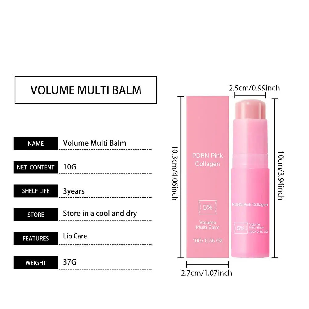 Collagen Pink Multi Balm Stick – Korean Hydrating Facial Cream